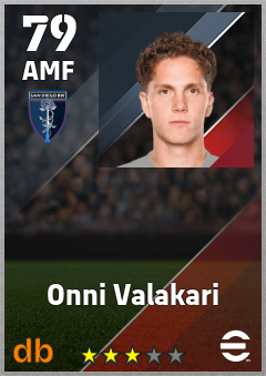 Onni Valakari — AMF, OVR 79, MAX 79