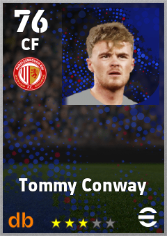 Tommy Conway — CF, OVR 76, MAX 76