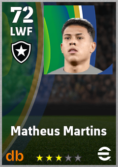 Matheus Martins eFootball player card