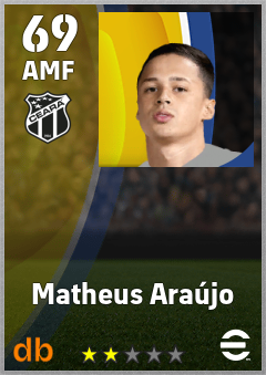 Matheus Araújo — AMF, OVR 69, MAX 69