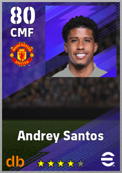 Andrey Santos — CMF, OVR 80, MAX 80