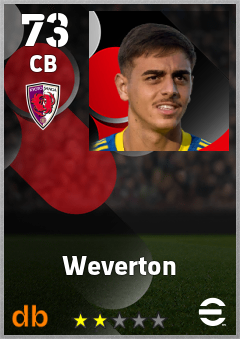 Weverton — CB, OVR 73, MAX 73