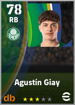 Agustín Giay eFootball player card