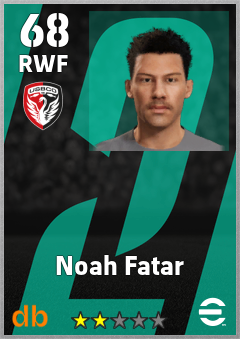 Noah Fatar — RWF, OVR 68, MAX 68