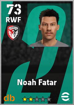 Noah Fatar — RWF, OVR 73, MAX 73
