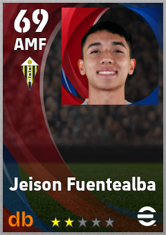 Jeison Fuentealba — AMF, OVR 69, MAX 69