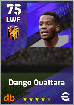 Dango Ouattara eFootball player card