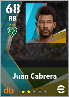 Juan Cabrera — RB, OVR 68, MAX 68