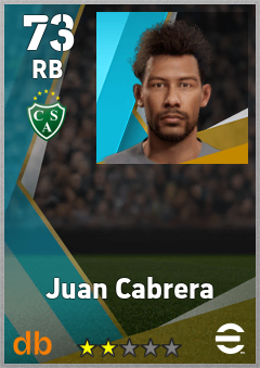 Juan Cabrera — RB, OVR 73, MAX 73