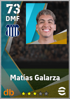 Matías Galarza — DMF, OVR 73, MAX 73