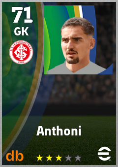 Anthoni eFootball player card