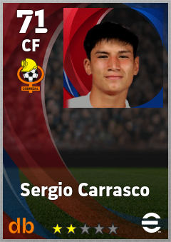 Sergio Carrasco eFootball player card