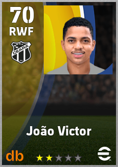 João Victor — RWF, OVR 70, MAX 70