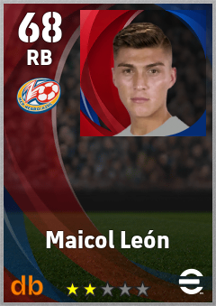 Maicol León — RB, OVR 68, MAX 68