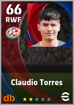 Claudio Torres — RWF, OVR 66, MAX 66