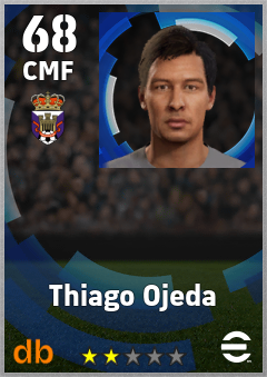 Thiago Ojeda — CMF, OVR 68, MAX 68