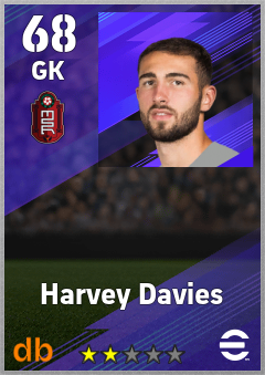Harvey Davies eFootball player card