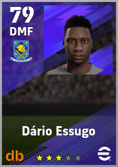 Dário Essugo eFootball player card