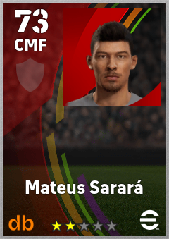 Mateus Sarará — CMF, OVR 73, MAX 73
