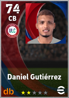Daniel Gutiérrez eFootball player card