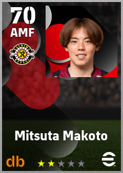Mitsuta Makoto eFootball player card