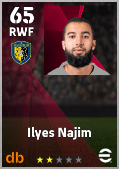 Ilyes Najim — RWF, OVR 65, MAX 65
