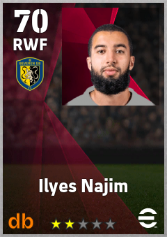 Ilyes Najim — RWF, OVR 70, MAX 70