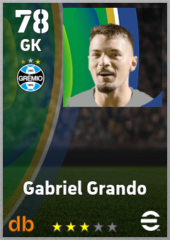 Gabriel Grando — GK, OVR 78, MAX 78