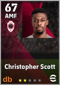 Christopher Scott — AMF, OVR 67, MAX 67