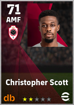 Christopher Scott — AMF, OVR 71, MAX 71