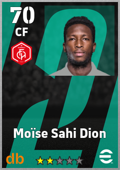 Moïse Sahi Dion eFootball player card