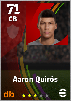 Aaron Quirós eFootball player card