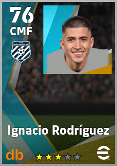 Ignacio Rodríguez — CMF, OVR 76, MAX 76
