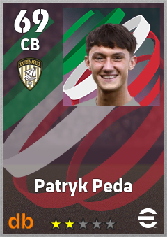 Patryk Peda — CB, OVR 69, MAX 69