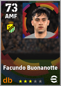 Facundo Buonanotte — AMF, OVR 73, MAX 73