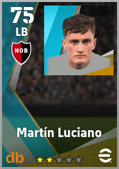 Martín Luciano — LB, OVR 75, MAX 75