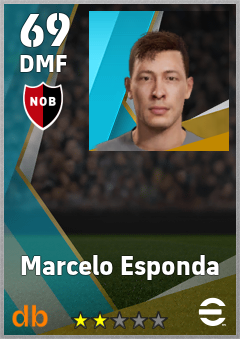 Marcelo Esponda — DMF, OVR 69, MAX 69