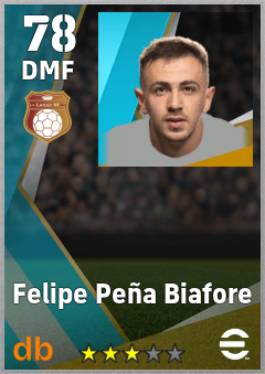 Felipe Peña Biafore eFootball player card