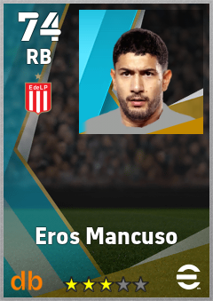 Eros Mancuso — RB, OVR 74, MAX 74
