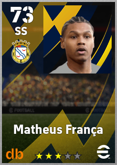 Matheus França — SS, OVR 73, MAX 73