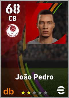 João Pedro — CB, OVR 68, MAX 68