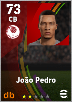 João Pedro — CB, OVR 73, MAX 73