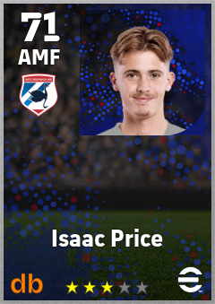 Isaac Price — AMF, OVR 71, MAX 71
