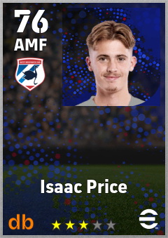 Isaac Price eFootball player card