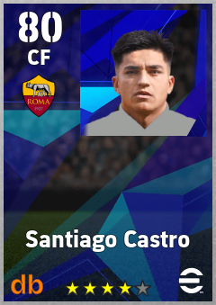 Santiago Castro — CF, OVR 80, MAX 80