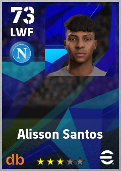 Alisson Santos eFootball player card
