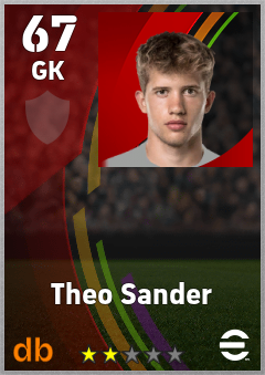 Theo Sander eFootball player card