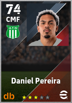 Daniel Pereira — CMF, OVR 74, MAX 74
