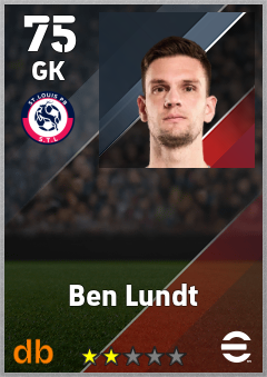 Ben Lundt — GK, OVR 75, MAX 75