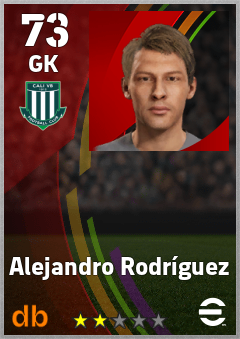 Alejandro Rodríguez — GK, OVR 73, MAX 73